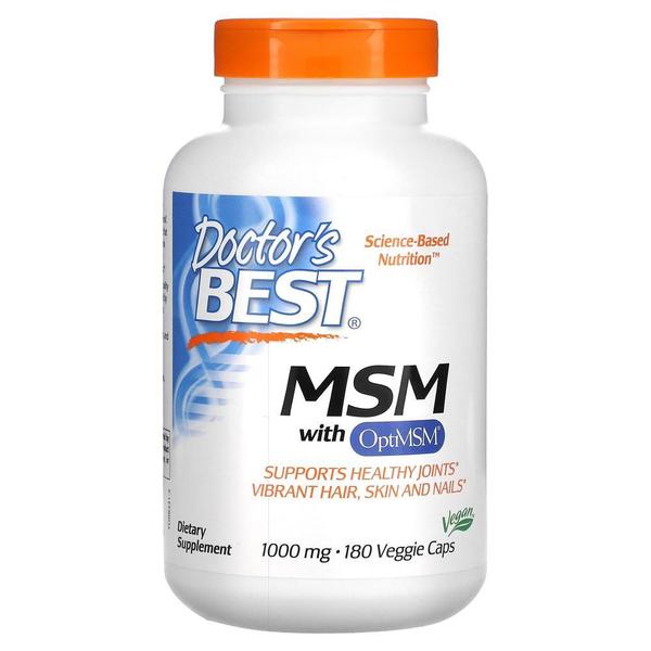 해외배송 Doctor`s Best 닥터스베스트 식이유황 OptiMSM 1000mg 180정
