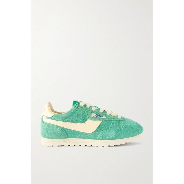 오트리 윈드스핀 가죽 트리밍 스웨이드 스니커즈 46376663162980755