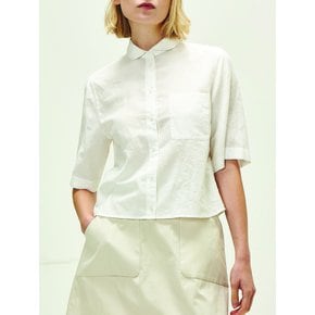 pleats short shirt(wh)