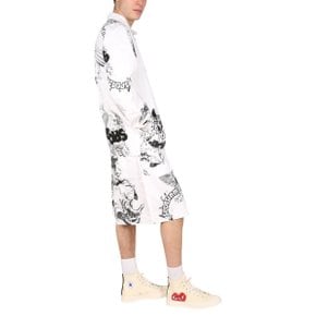 SS22 꼼데가르송 Shorts SHORTS COMME DE GARCONS X CHRISTIAN MARCLAY WHITE FI-P119_1