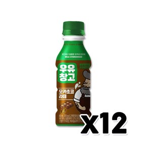 우유창고 모카초코라떼 커피페트음료 400ml x 12개