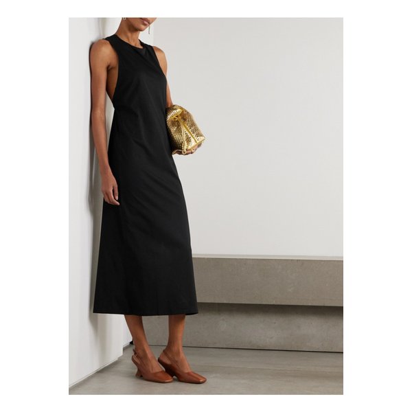 루루 드 시종 레이나 노트 피마 코튼 저지 미디 원피스 1647597356952998