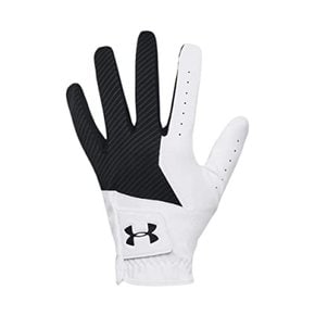 Under Armour UA 메달 골프 장갑 - 1349705-001 - 블랙/화이트/블랙 - LLC