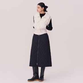 A라인 롱 패딩스커트 HTWSK5L03T