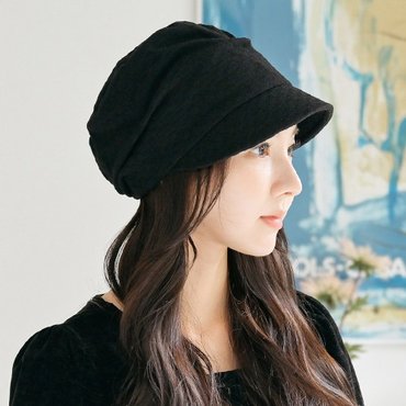 hat'scompany 센터셔링챙 비니 두건 머리 겨울 여성 패션 모자