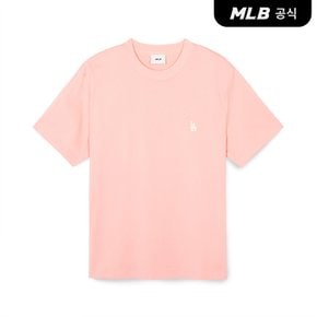 [코리아공식]베이직 스몰로고 반팔 티셔츠 LA (L.Coral)