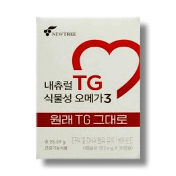 내츄럴 TG 식물성 오메가3 30캡슐 1개 (S32594223)