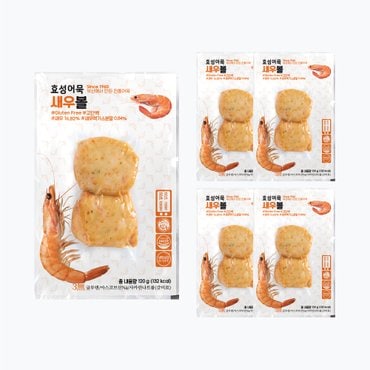 효성어묵 [본사직영] 새우볼 x 5봉