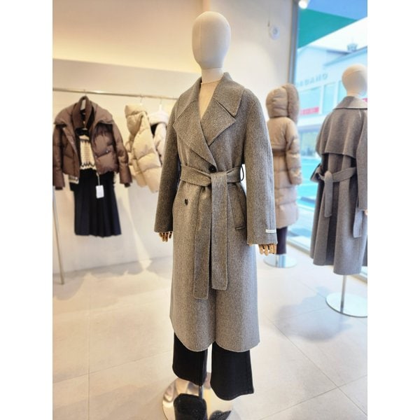 [여주점] [JJ 지고트] 여성 울 카멜 블렌드 래글런 벨티드 코트 GRCA0CTR21