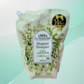 르샤트라 고농축 섬유유연제 리필 뮤게부케 1.6L 1개