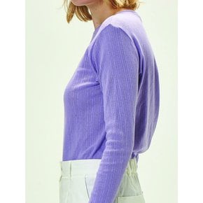 eyelet T-shirt(lavanda)