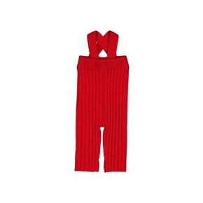 [공식스토어] 베이비 Pichu 니트 오버롤 체리 AW26-PICHBOVCH