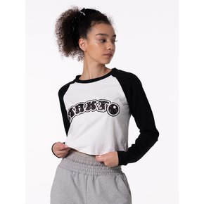 MAKTO RAGLAN VINTAGE SHORT TOP BLACK MBCFTO001BK