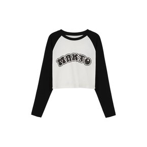 MAKTO RAGLAN VINTAGE SHORT TOP BLACK MBCFTO001BK