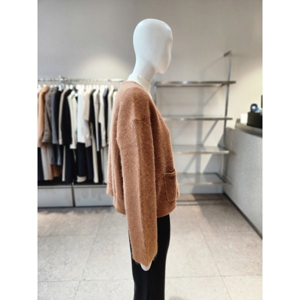 [여주점] [나이스클랍] 라쿤 울 혼용 루즈핏 브이넥 가디건 A254PWKA31