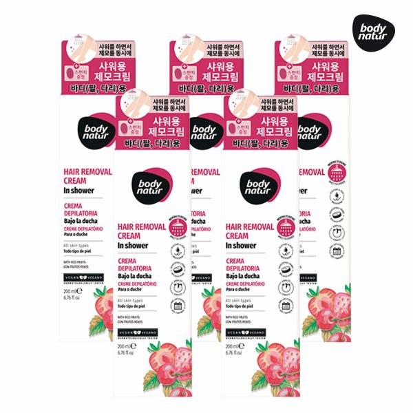 제모크림 인샤워 레드프루츠 200ml x 5개