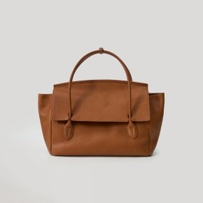 Tessa Leather Tote Bag Cognac (FROM ITALY)