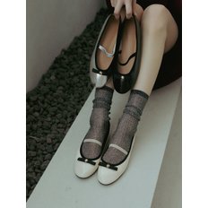 ljh074-7 ribbon maryjane flat _ 3colors