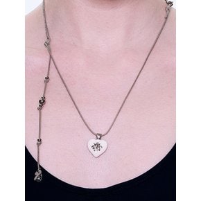 heritage necklace-white