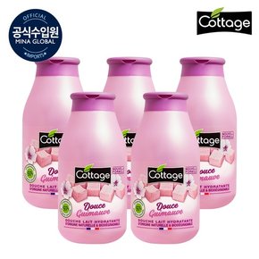 바디워시 스위트 마시멜로 모이스처라이징 샤워 밀크 250ml x 5개