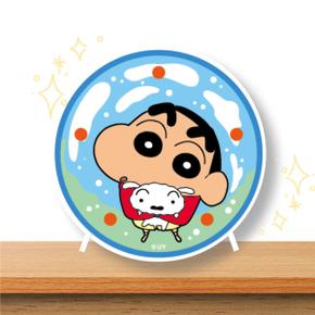 /아이러브페인팅 DIY무드등형 짱구 보석십자수 짱구와 흰둥이