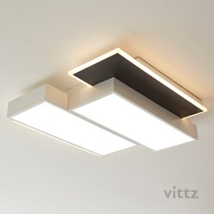 VITTZ LED 로에라 방등/거실등 80W 블랙