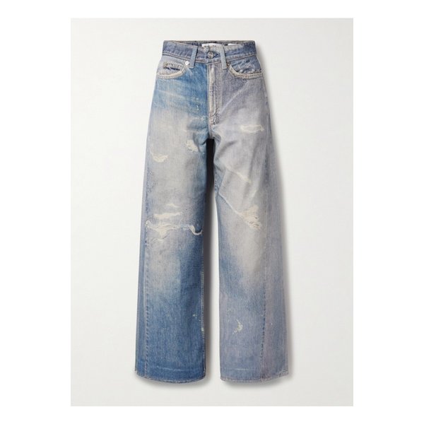 아워레가시 투톤 프린트 보이프렌드 진 블루 1647597331863529