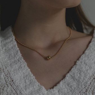 미드나잇모먼트 coing necklace - gold