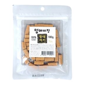 강아지 멍메이징 황태져키 반려견 노즈워크 간식 100g X ( 3매입 )