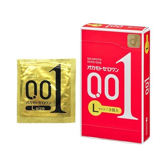  오카모토 제로원 OKAMOTO ZERO ONE 0.01ml 3개입 (L 사이즈)