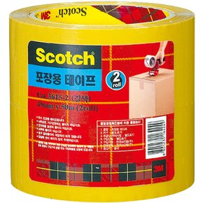 스카치 포장용테이프 3615-2 갈색 48mm x 50M 3M .