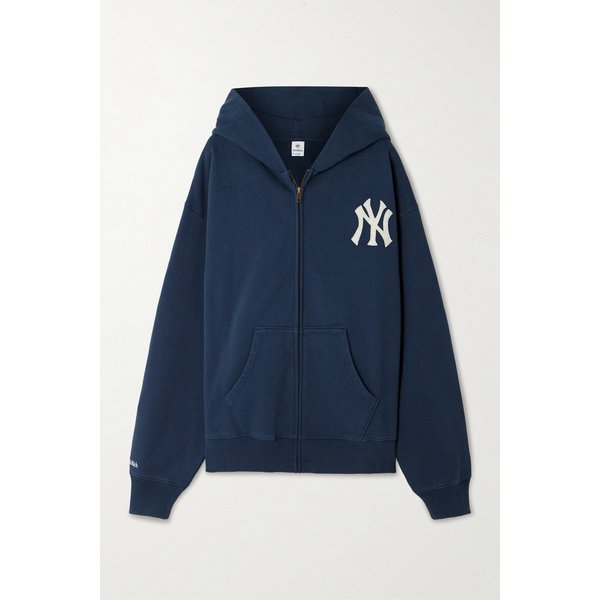 뉴욕 양키스 세리프 코튼 저지 집업 후드 티셔츠 46376663162898184