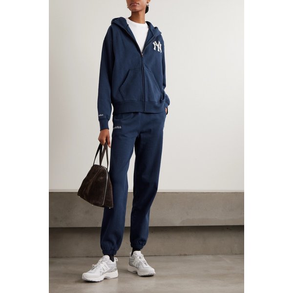 뉴욕 양키스 세리프 코튼 저지 집업 후드 티셔츠 46376663162898184