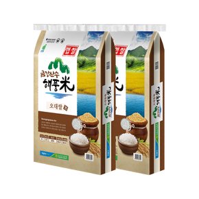[2026년 햅쌀] 고성농협 상등급 해풍미 오대쌀 (10kg x 2) 20kg / 최근도정