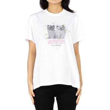 가니 여성 반팔 티셔츠 (T4060 151 BRIGHTWHITE) 25SS