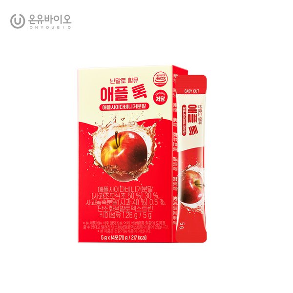 유기농 애사비 난말토 함유 애플 톡 1박스(14포)