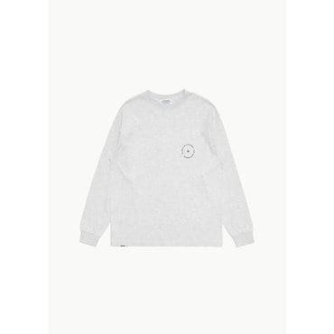 샵아모멘토 포엣밋덥와이즈 25SS Kjlw Collage 3 L/S T-Shirt, Ash Grey