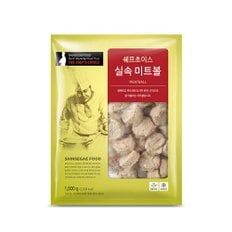 쉐프초이스 실속미트볼 12kg (1 box, 1kg*12개입)