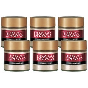 Shiseido Bravas Brilliantine 시세이도 브라바스 브릴리언틴 포마드 헤어 왁스 85g 6팩