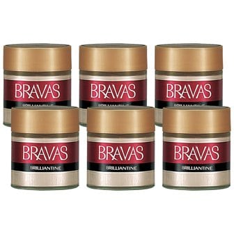  Shiseido Bravas Brilliantine 시세이도 브라바스 브릴리언틴 포마드 헤어 왁스 85g 6팩