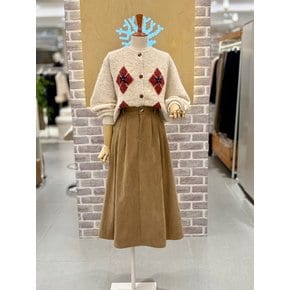 코듀로이 플레어 스커트(LC31EYSK552X)