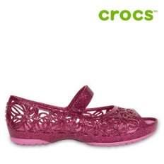 아동 샌달  H12  202602 6IMKids Crocs Isabella Glitter Flat_P369333135