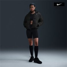 나이키 우먼스 나이키 스포츠웨어 클래식 패딩 써마 핏 루즈 후드 재킷 FZ5900-010