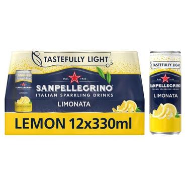  [해외직구] San Pellegrino 산펠레그리노 스파클링 드링크 레몬 330ml 12입