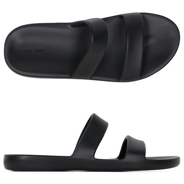 확대된 대표 더로우 블랙 폼 러버 슬라이드 샌들 F1609RC3 BLK
