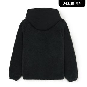 [코리아공식] 우븐 믹스 후리스 후드 집업 NY (Charcoal Grey)