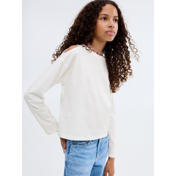 KIDS 티셔츠 CUTOUT Off White 17004430