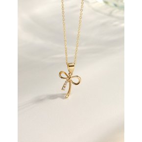 14K 벨로리본 목걸이