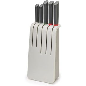 영국 조셉조셉 칼 Joseph 5 Piece Knife Block Set 스테인리스 스틸 Blades Red/Grey 1741512