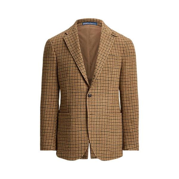 남성 폴로 테일러드 플래드 트위드 스포츠 코트(MNPOSPC27620785999)